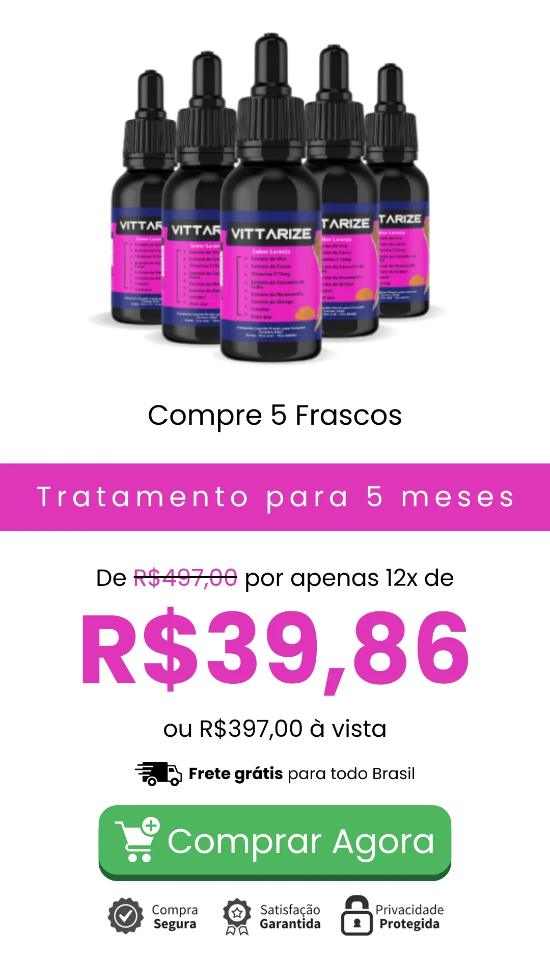 5 Frascos
